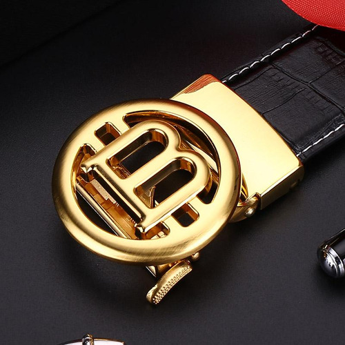 Cinturón Hebilla Bitcoin Trader Criptomoneda Premium Dorado