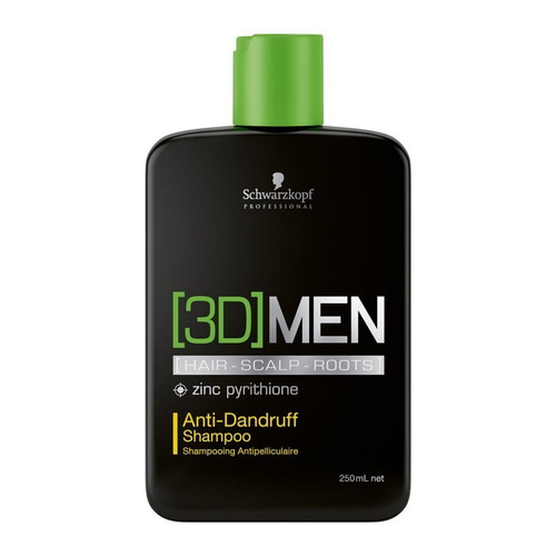 Dokter garen conservatief Shampoo Anticaspa 3d Men Schwarzkopf Anti-dandruff 250ml | MercadoLivre
