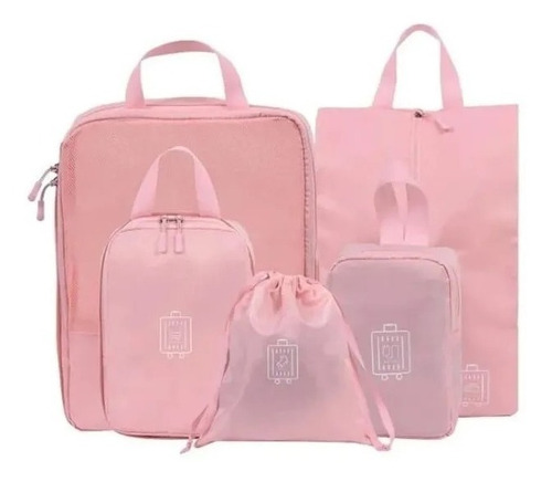 Set Organizador De Valijas Liso Premium Set X 5 - Lemi