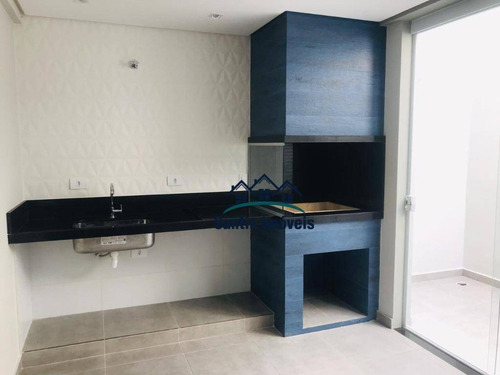 Imagem 8 de 30 de Sobrado Com 3 Dormitórios(01 Suíte)cobertura Com Churrasqueira,04 Vagas À Venda, 170 M² Por R$ 970.000 - Vila Assunção - Santo André/sp - So0332