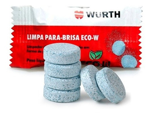 Wurth Limpa Para-brisa Pastilha Eco-w Efervescente Carro