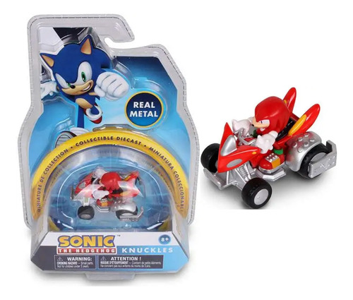 Vehiculo Sonic 5cm Sega All Stars Racing Knucles Wabro 4196