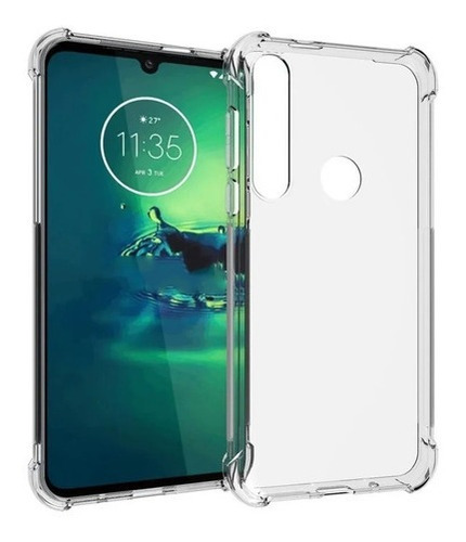 Capa Capinha Anti Queda Compatível Moto G8 Play / One Macro Cor Transparente