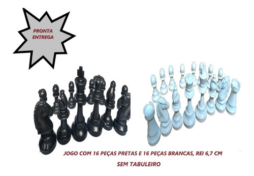 Imagem 2 de 10 de Jogo De Peças Xadrez - Rei 6,7 - Intelectus Suzano