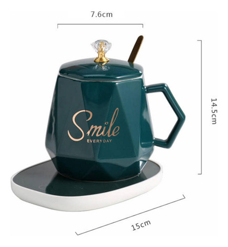 Set De Calentador De Café Y Taza Para Té Con Leche Smart Con
