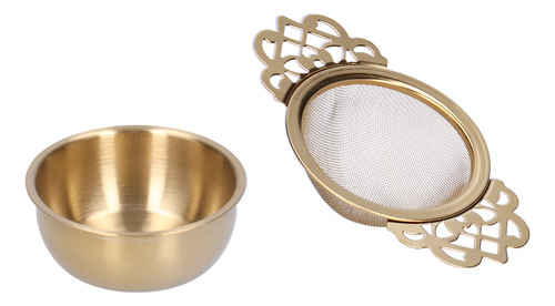 Colador De Té De Acero Inoxidable Con Filtro De Hojas Suelta