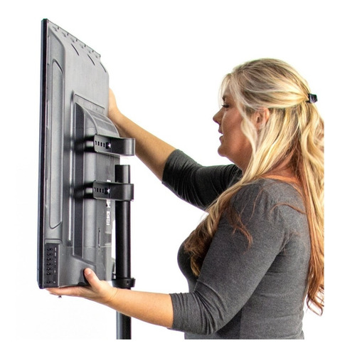 Rack Pedestal Trípode De Madera Para Tv 42 A 55 - Montech