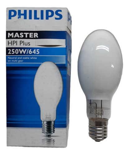 Lámpara Halogenuro Metálico Hpi 250w E40 Philips