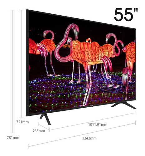 Imagen 5 de 8 de Smart Tv 55 Pulgadas Hisense 55h6000fy Led 4k Hdr Bluetooth