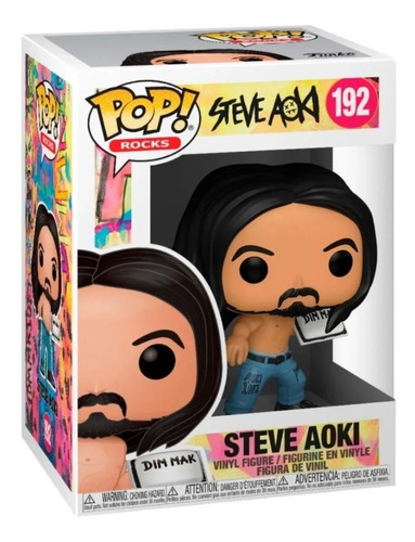 Funko Pop! Rocks: Steve Aoki Con Pastel #192