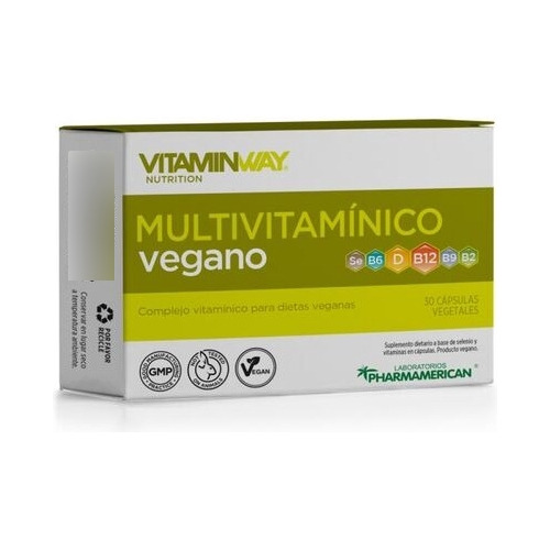 Multivitaminico Vegano Vitamin Way 30 Capsulas 