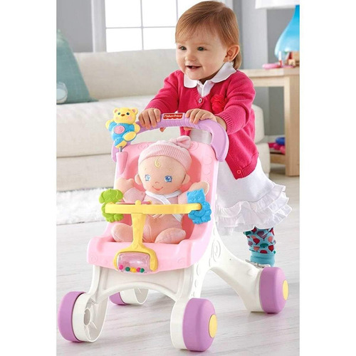 Imagen 4 de 6 de Fisher-price Brilliant Basics Stroll-along Walker