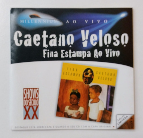 Cd Caetano Veloso Fina Estampa Ao Vivo Millennium