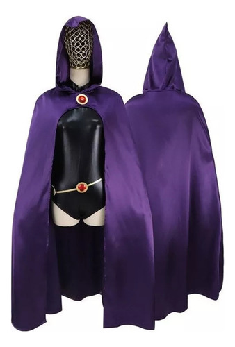 Super Hero Raven Cosplay Mono De Los Teen Titans