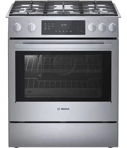 comprar Bosch Slide-in Gas Range 800 Series, 30 In Stainless Steel 