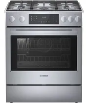Comprar Bosch Slide-in Gas Range 800 Series, 30 In Stainless Steel 