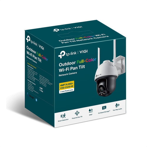 Cámara Ip Wifi Exterior Robótica 4mp, Tp-link Vigi C540-w