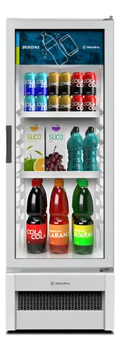 Refrigerador Expositor Porta De Vidro Slim Vb25r Metalfrio