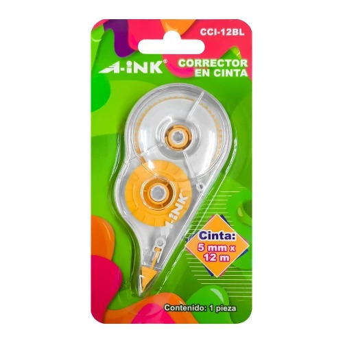 Aink Corrector En Cinta  5mm X 12mt Blister