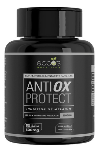 Suplemento Alimentar Eccos Antiox Protect Peeling 60 Caps