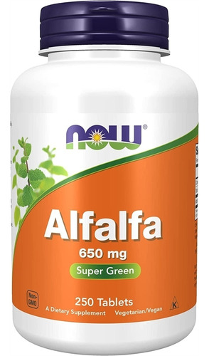 Suplementos Alfalfa 650 Mg Fuente De Vit - L a $416