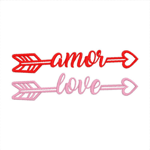 Matriz Bordado  Amor Love San Valentin Janome Brother