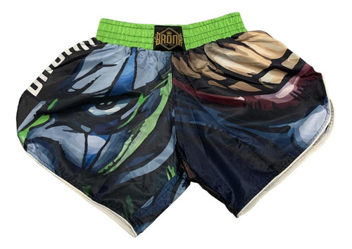 Short Kick Boxing Bronx Muay Thai Boxeo Warrior Skull Dragon