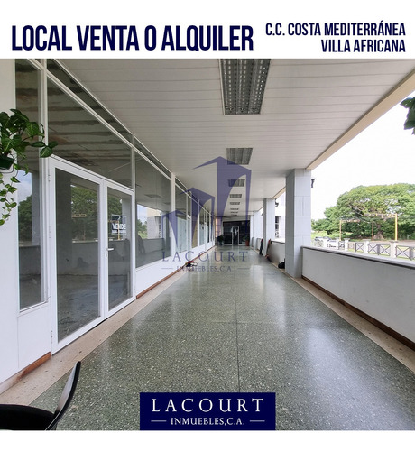En Venta O Alquiler. Amplio Local En Obra Gris Ubicado En Planta Alta Del C.c. Costa Mediterránea - Urb. Villa Africana #vl