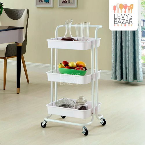 Carrito Carro Organizador Estantes Cocina Mesa Auxiliar