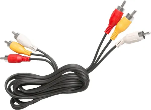 comprar Cabo Audio\u002Fvideo Macho Rca, Av 1,8m Video Tv Lcd Led Dvd Sky