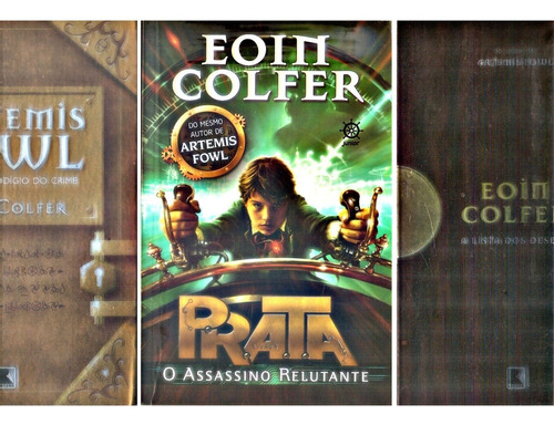 Lote 3 Livros Eoin Colfer Artemis Fowl Prata Menino Lista.