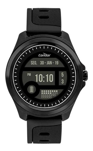 Relógio Smartwatch Condor Masculino Preto Cokw05caa/8p Novo!