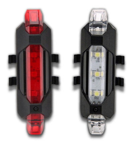 Luz Bicicleta Led Recargable Usb Ciclismo Delantera Trasera