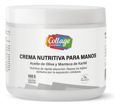  Crema Para Manos Nutritiva Oliva & Karite 500gr Collage