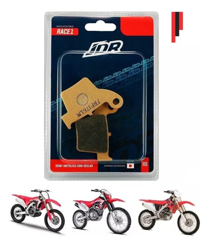 Pastilha Freio Traseira Crf 250f Crf 250r Crf 250x Crf 250rx