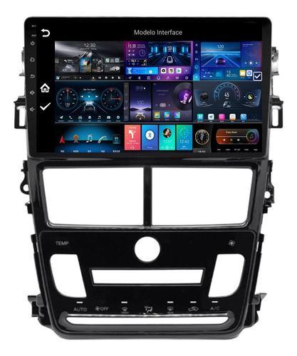 Multimidia Toyota Yaris Ar Digital 9p Android 64gb Carplay