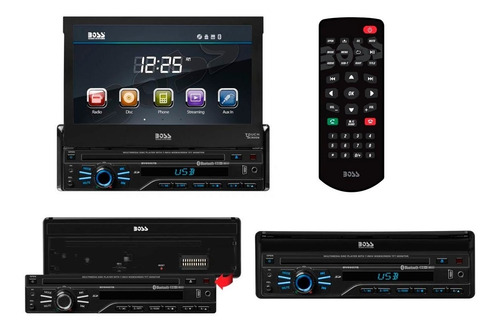 Stereo Pantalla 7 Dvd Usb Bt Boss Bv9967b Tactil - Fte Desm