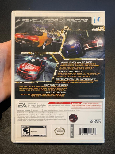 Need For Speed Carbon Nintendo Wii (Usado)