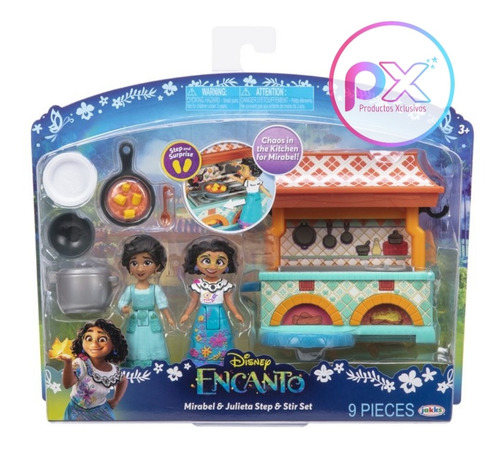 Mirabel Y Julieta Madrigal Encanto Set Cocina Disney Muñecas