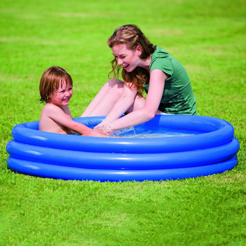 Imagen 4 de 6 de Pileta Inflable Circular Pequeña 3 Anillos Bestway