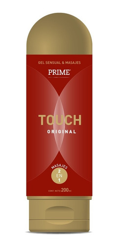 Gel Intimo Lubricante Prime Touch X 200ml - Masajes 2 En 1