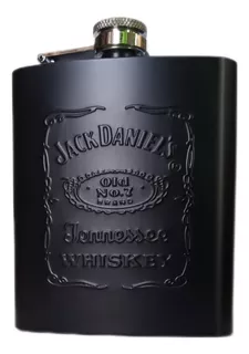Petaca Whisky Jack Daniels Acero Inoxidable Grabado Laser