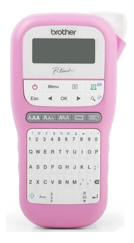 Rotuladora Impresora Brother Ptouch H110 Portátil Rosa