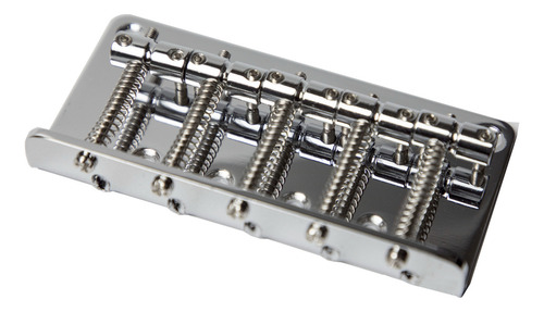 Puente Estándar Bajo 5 Cuerdas Para Fender, Yamaha Y Otros Color Plateado