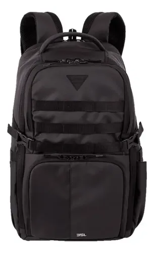Mochila Outsider Extra Grande Sestini Notebook 17 Polegadas Cor Preto