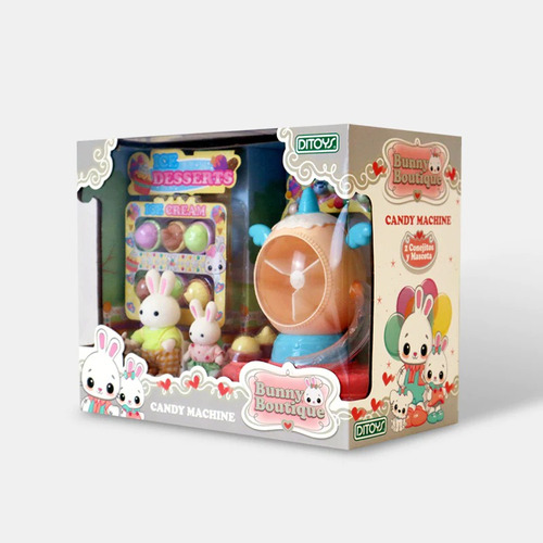 Bunny Boutique Candy Machine Ditoys 2 Fig Y Acc - Tiendajyh