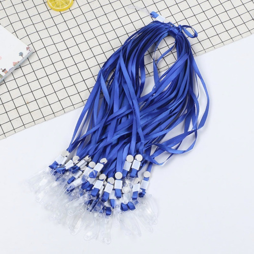 Imagen 4 de 10 de 100 Lanyard Texturados Para Porta Credencial