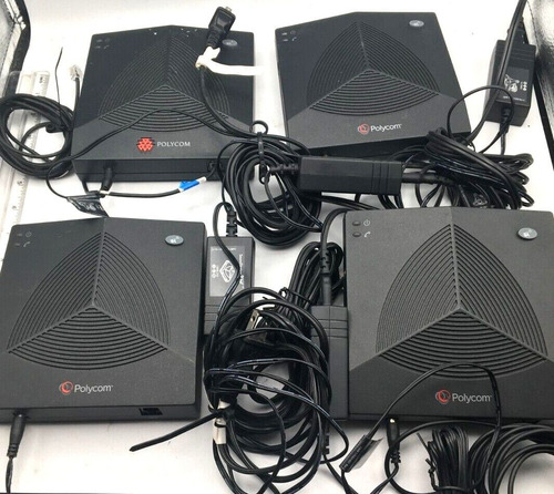 Polycom Lot Of 4 Polycom Soundstation 2w Base Station 1. Aac