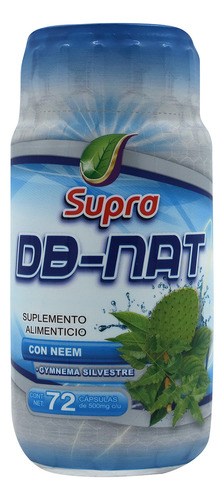Db-nat Supra Con Neem, 72 Cápsulas Con 500 Mg
