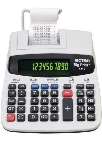 Victor 1310 Big Print Calculadora De Impresión Comercial
